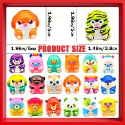 image-18 Sets Prefilled Easter Eggs with Mini Squishy Toys