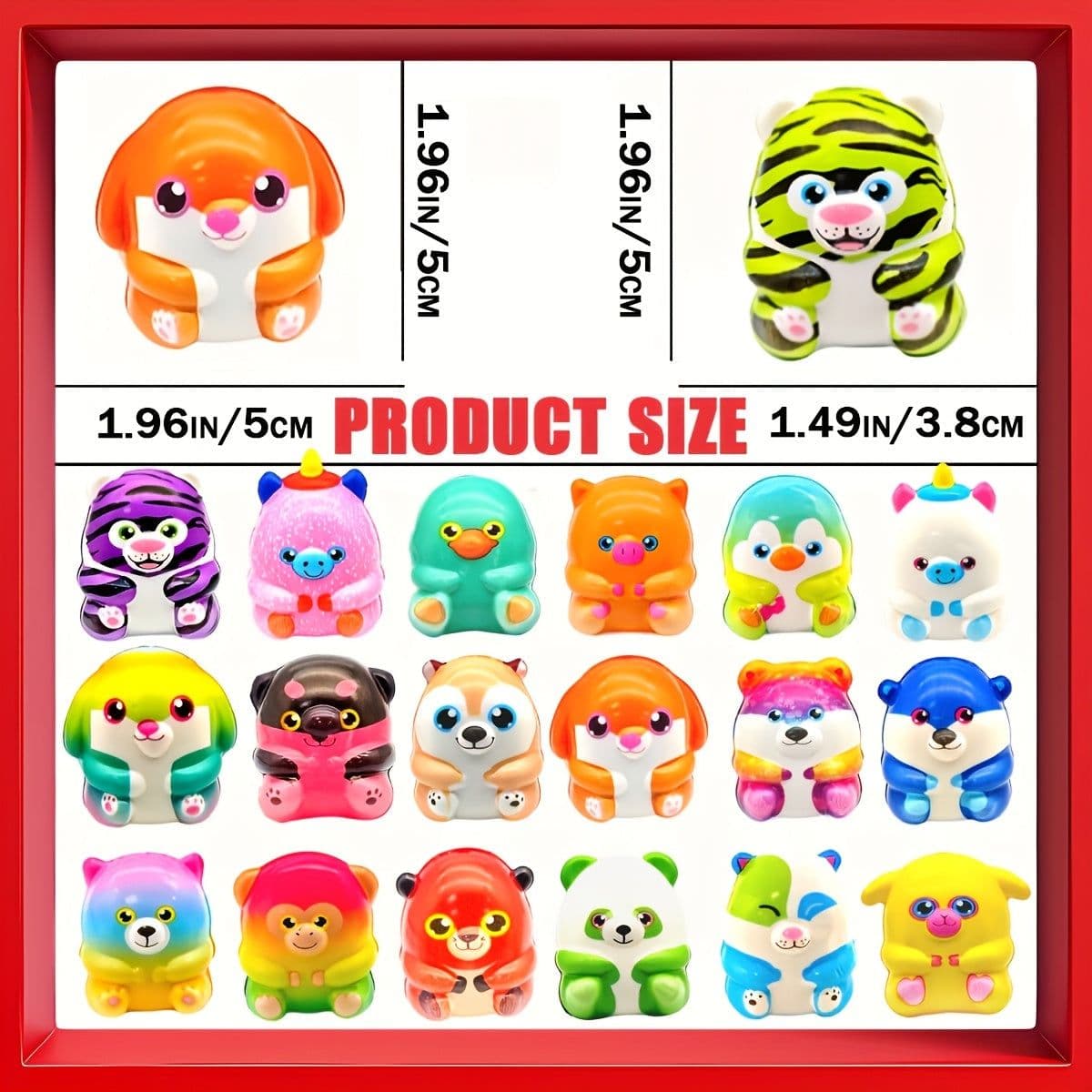 image-18 Sets Prefilled Easter Eggs with Mini Squishy Toys