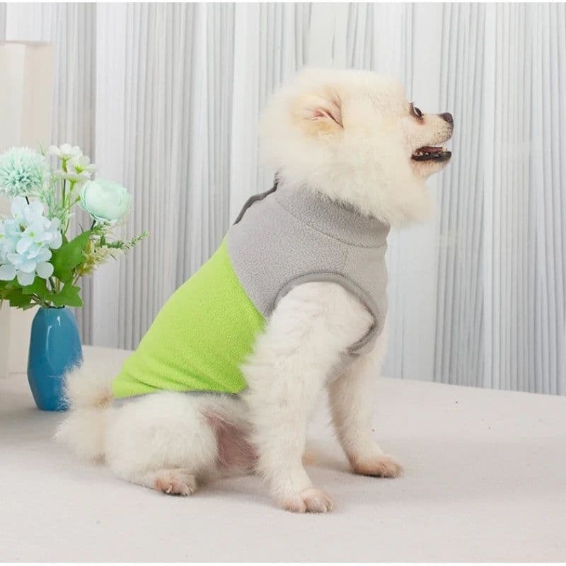 image-Winter Dog Clothes Soft Fleece Warm Puppy Cat Vest For Small Dogs Shih Tzu Chihuahua Jacket Pug French Bulldog Coat Pet Costume