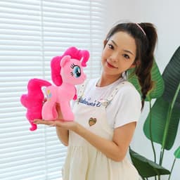 image-30/40/50cm Anime My Little Pony Prototype Plush Doll Anime Soft Pillow Girl Fluttershy Sofa Ornaments Children'S Customized Gift