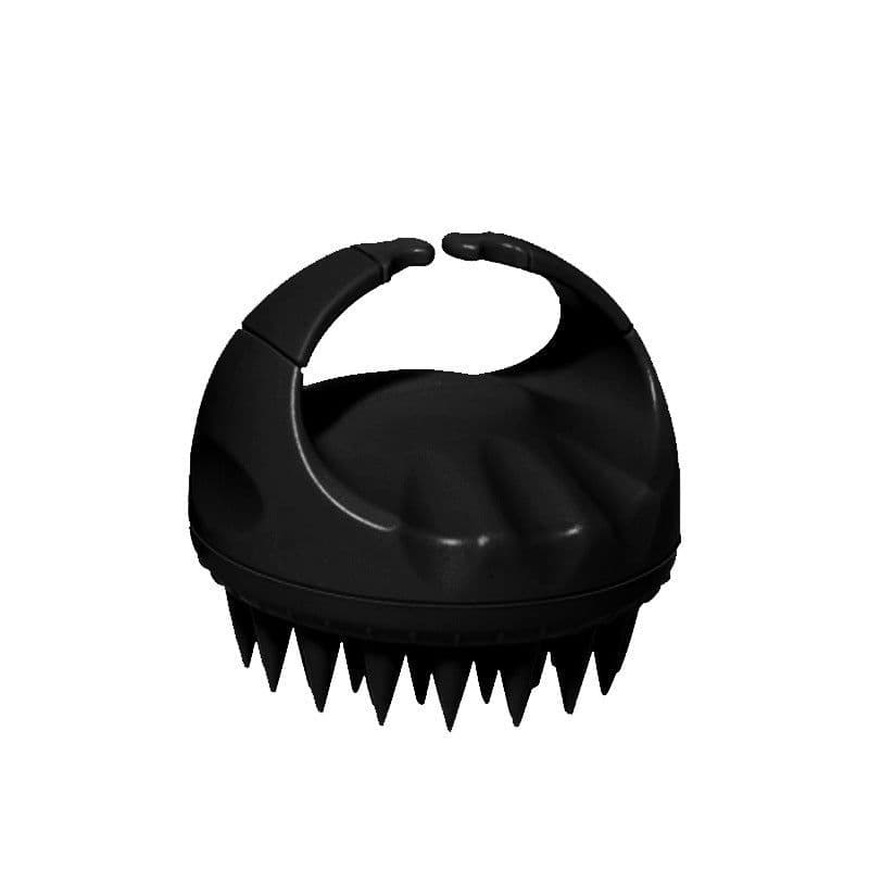 image-Factory Direct Sales Amazon Hot Sale Hand-held Silicone Shampoo Brush Massage Brush Shampoo Comb Bath Massage Tool