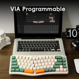 image-MAMBASNAKE x Ajazz AKS068 Pro 68 Keys Alice-Layout VIA Programmable Gasket Mechanical Keyboard