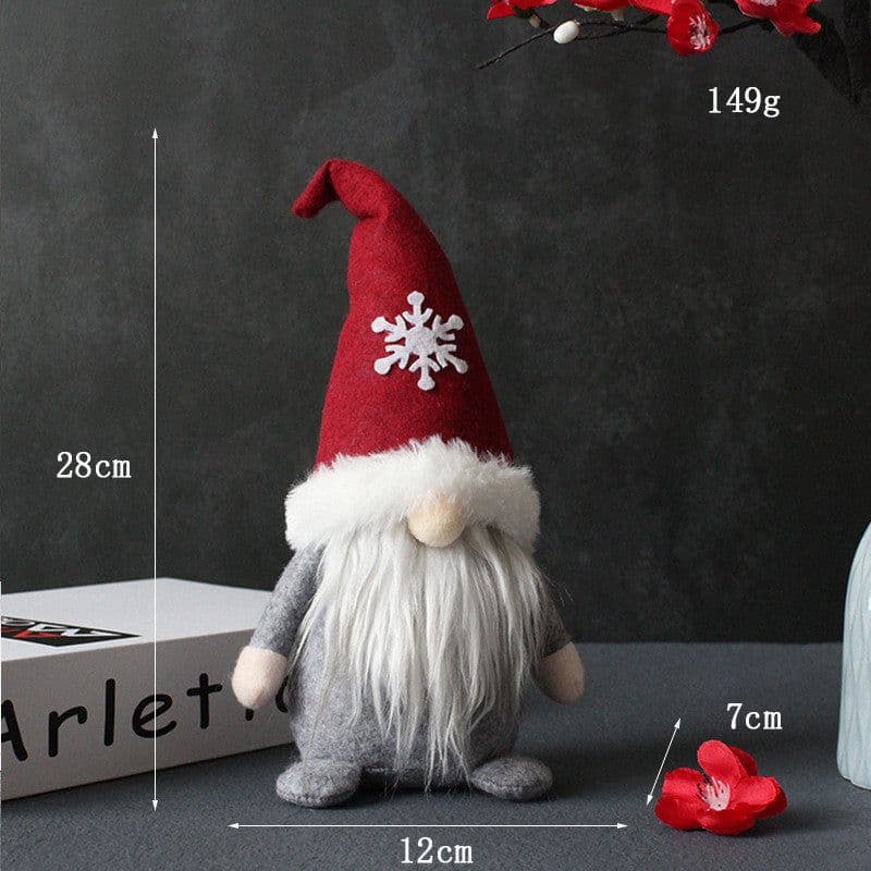image-Creative Hooded Faceless Doll Holiday Santa Claus Plush Decoration Ornaments