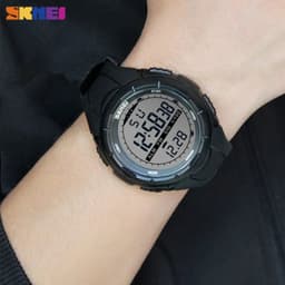 image-SKMEI Fashion Simple Sport watch Men Military Watches Alarm Clock Shock Resistant Waterproof Digital Watch reloj hombre 1025