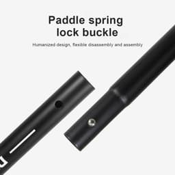 image-3/4-PieceSingle Double Ended Paddles Adjustable SUP Paddle Aluminum Alloy Boat Paddle Portable Retractable SUP Paddle