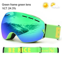 image-UV400 Double Layers Anti-fog Ski Goggles Lens Ski Mask Glasses Skiing Snow Snowboard Eyewear Mirror Polarize Goggles for Men