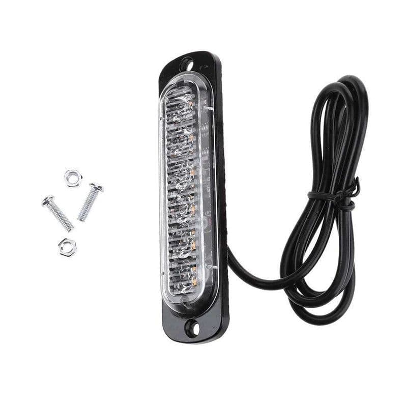 image-Led Side Marker Lights Amber Recovery Car 12V 24V LED Lighting Bar Orange Grill Breakdown Flashing led Emergency Strobe Lights