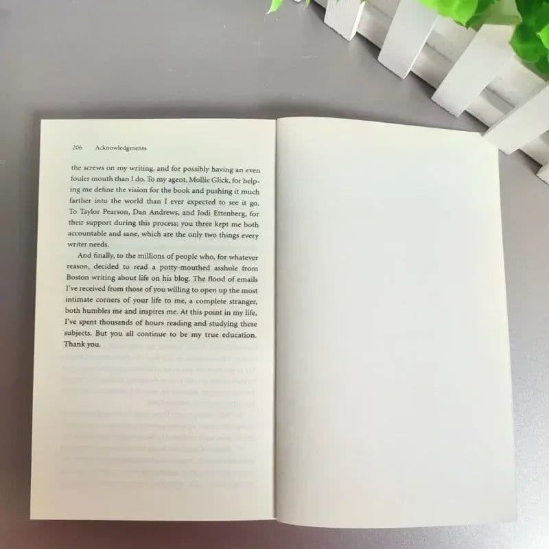 image-The Subtle Art of Not Giving A CAO/Reshape Happiness/How To Live As You Want By Mark Manson Self Management Stress Relief Book