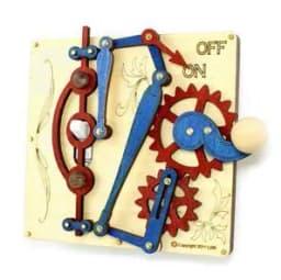image-Single Lever Switch Plate 8003C Patriotic