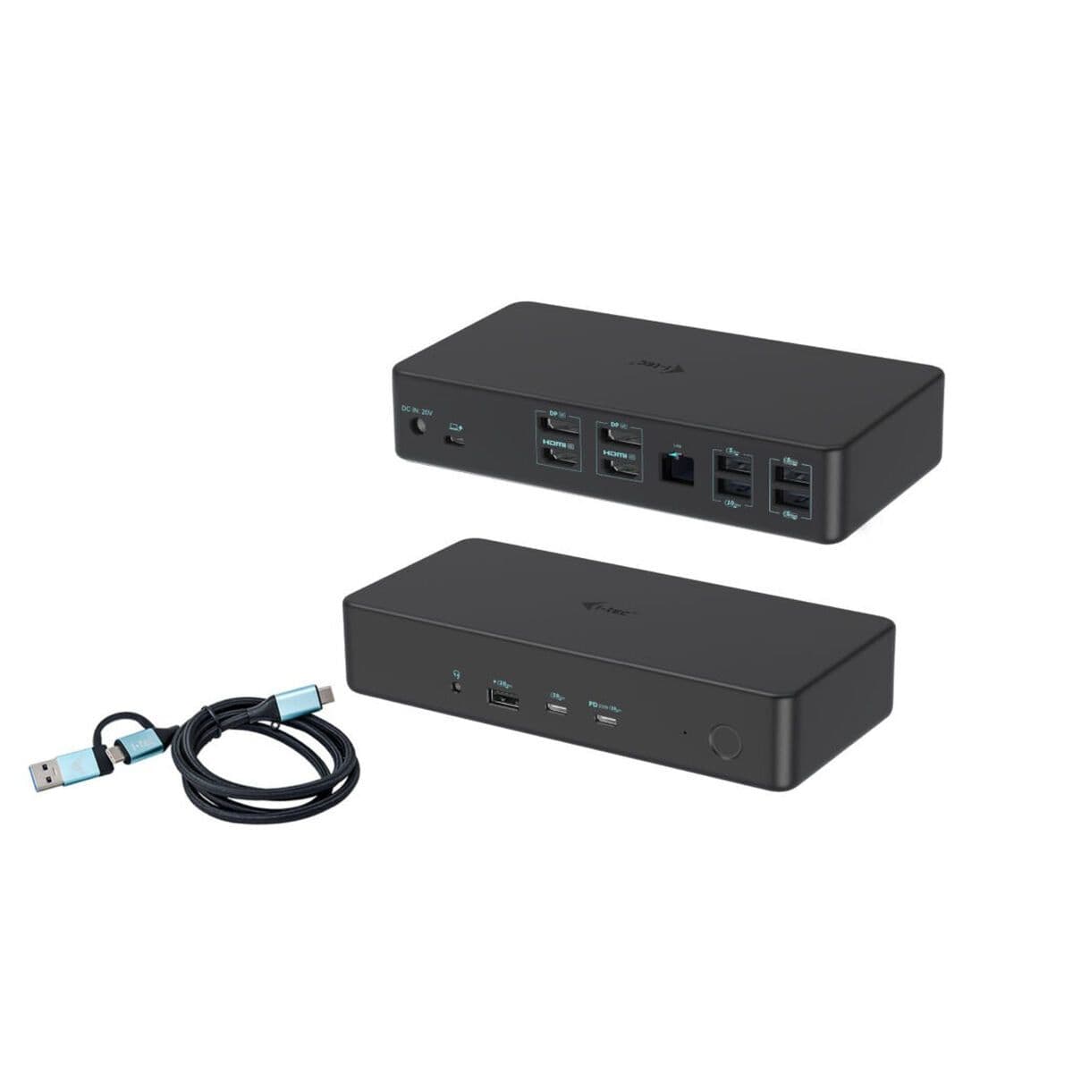 image-Dockstation i-Tec CADUAL4KDOCKPD2 Black