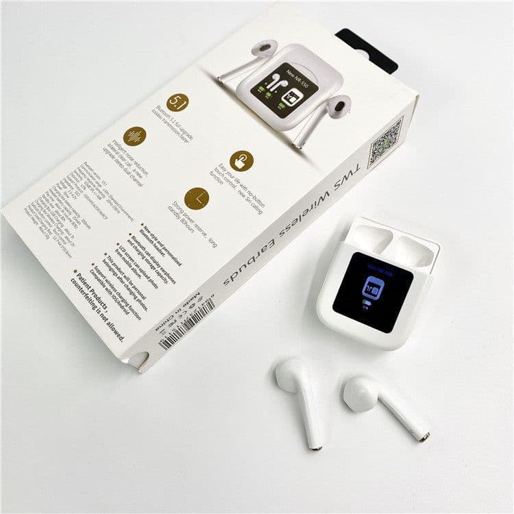 image-Wireless Bluetooth Headset High-definition LCD Display