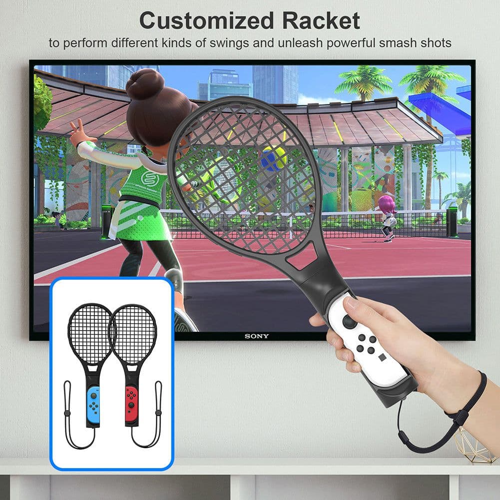 image-Mini Game Peripherals Tennis Racket Controller Gamepad Joystick Accessories