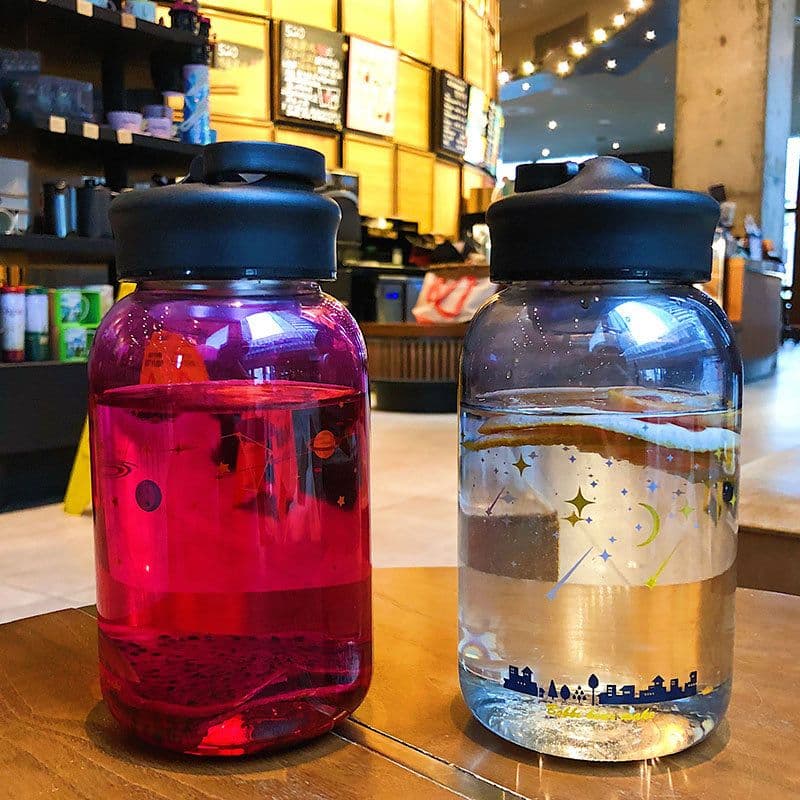 image-Personality trend frosted water cup