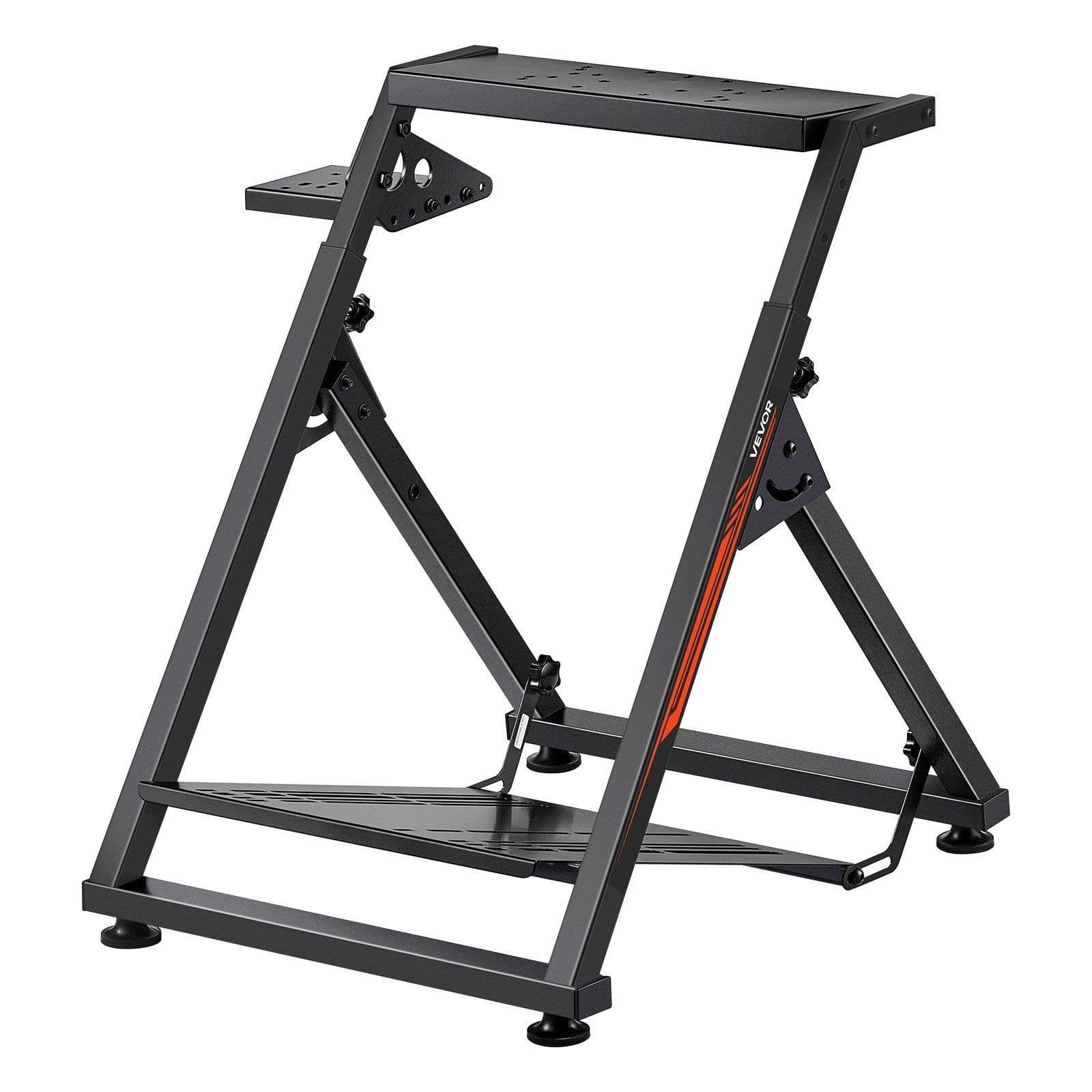image-VEVOR Racing Wheel Stand - Foldable Carbon Steel Simulator Stand