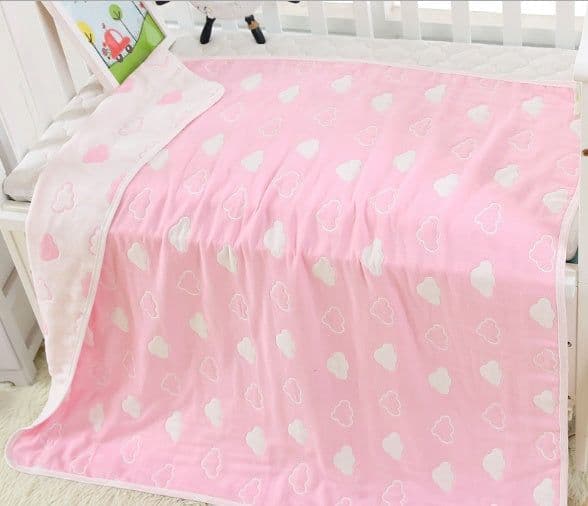 image-110 * 110cm baby bath towel cover blanket gauze children quilt quality baby children pure cotton 6 six layer gauze bath towel