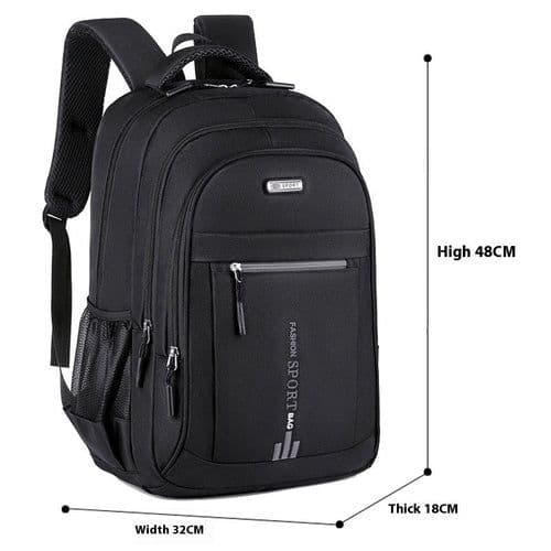 image-Men's Large Capacity Computer Backpack, Green 36-55L