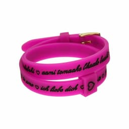 image-Ladies' Bracelet il mezzometro I LOVE YOU GOLD - BRACCIALE IN SILICONE/SILICONE BRACELET