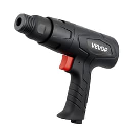 image-VEVOR Air Hammer, 2500-2700BPM Pneumatic Hammer with 2.76-inch Stroke & 4PCS 6.7" Long Barrel Chisels, Pistol-Grip Compact Air Chisel Pneumatic Shovel Tool for Cutting Scraping Demolishing