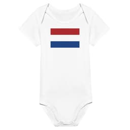 image-Drapeau des Pays-Bas - Grenouillère bébé classique à manches courtes