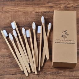 image-Bamboo Charcoal Toothbrush Set for Adults (4/5/10 Pack)