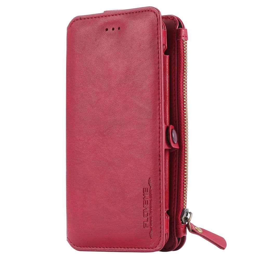 image-FLOVEME Wallet Case for iPhone 5S/6/6S/7/8/X/XR/XS MAX