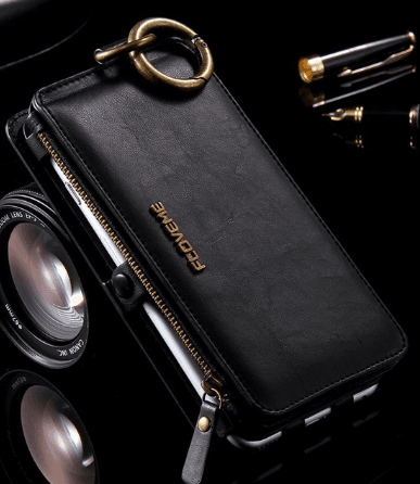 image-FLOVEME Wallet Case for iPhone 5S/6/6S/7/8/X/XR/XS MAX
