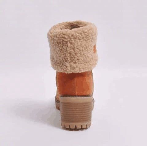 image-Women's Winter Snow Boots Mid-Calf Waterproof Warm Casual Shoes