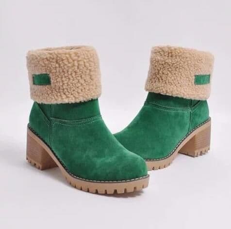 image-Women's Winter Snow Boots Mid-Calf Waterproof Warm Casual Shoes