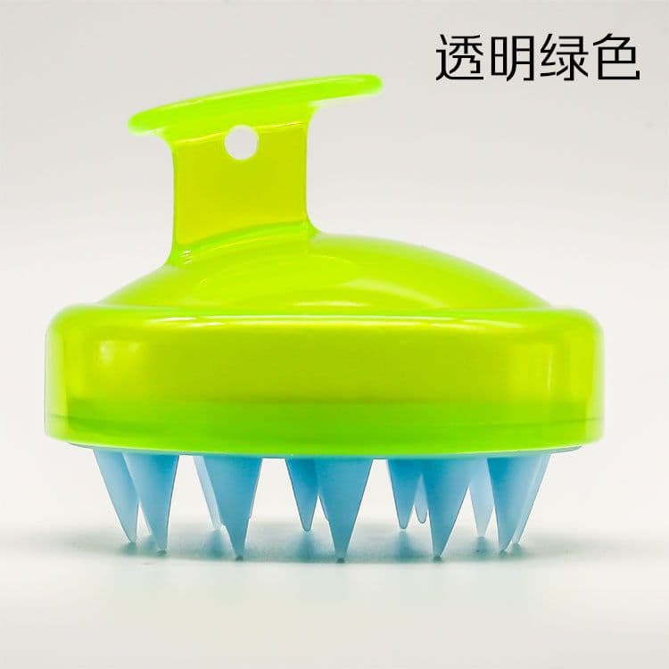 image-Silicone Scalp Massage Brush Shampoo Comb Hair Care Tool
