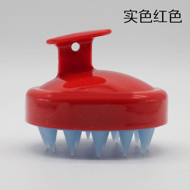 image-Silicone Scalp Massage Brush Shampoo Comb Hair Care Tool