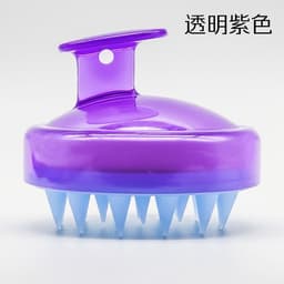 image-Silicone Scalp Massage Brush Shampoo Comb Hair Care Tool