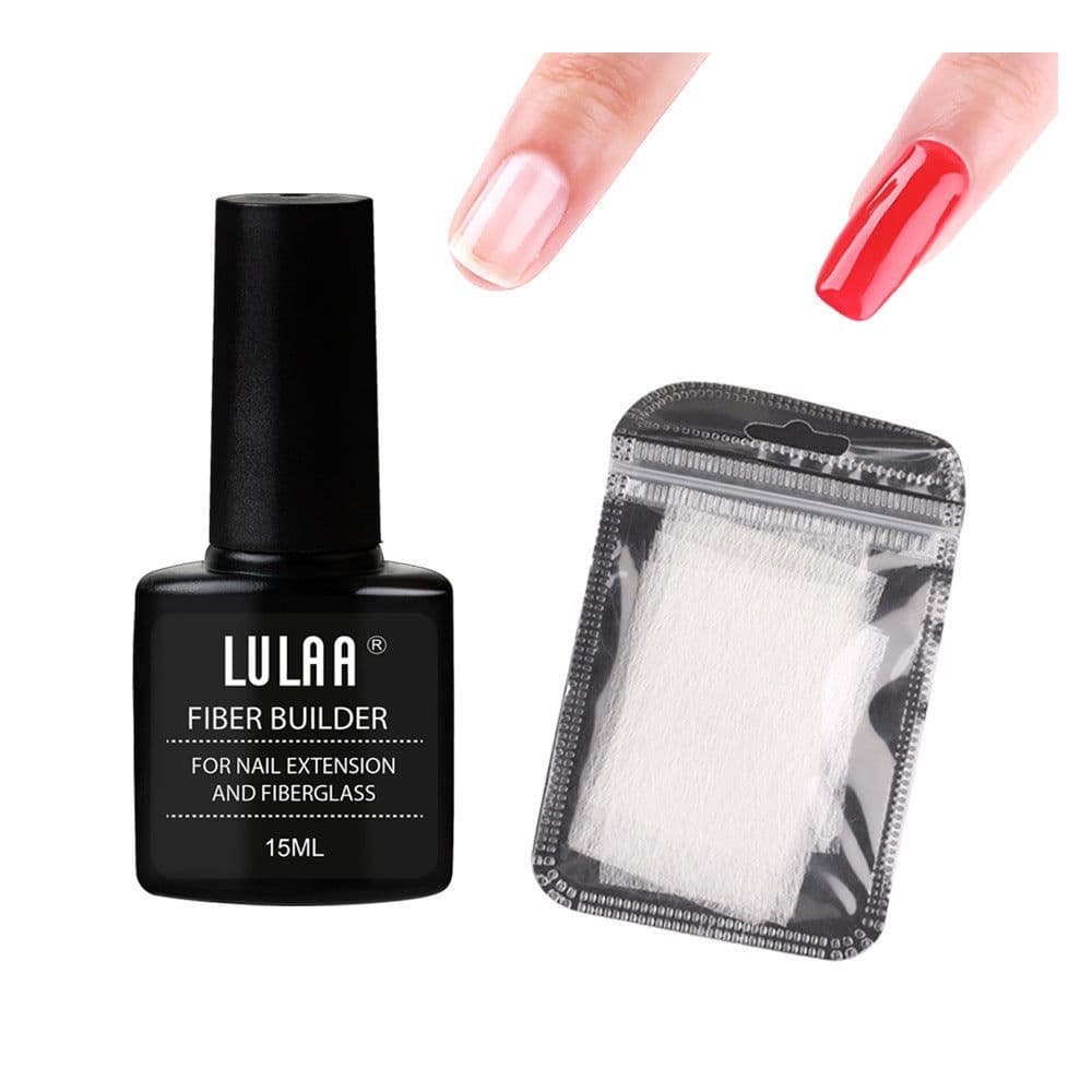 image-Nail Fiberglass Extension Sheets with Gel for Nail Art