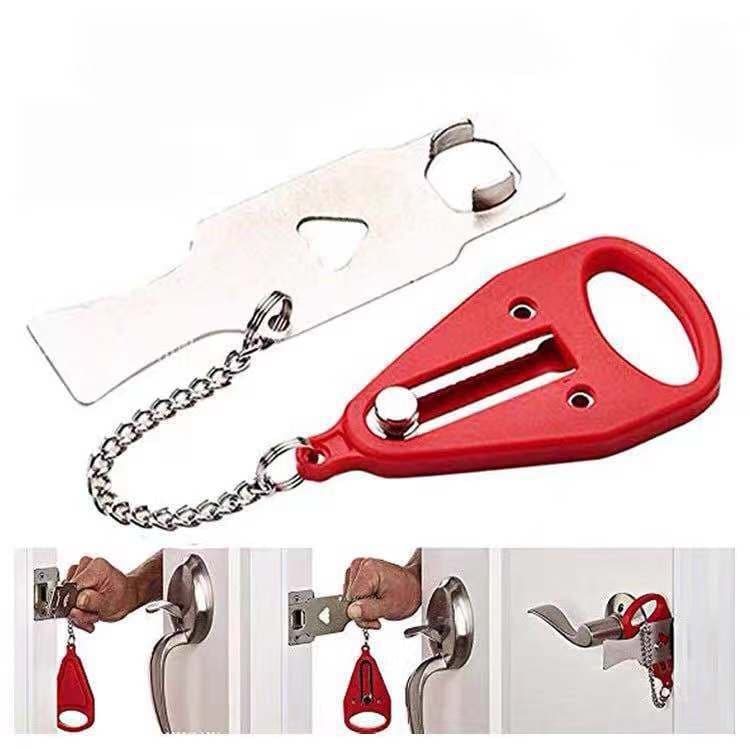 image-Travel Security Portable Door Lock Anti-Theft Padlock