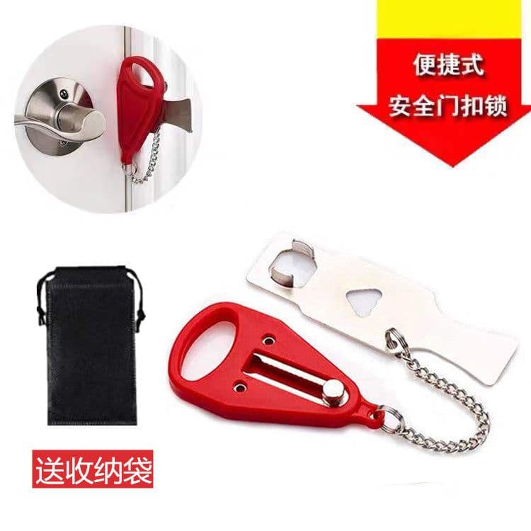image-Travel Security Portable Door Lock Anti-Theft Padlock