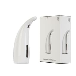 image-Automatic Sensor Soap Dispenser 300ml White ABS GM-S1805A