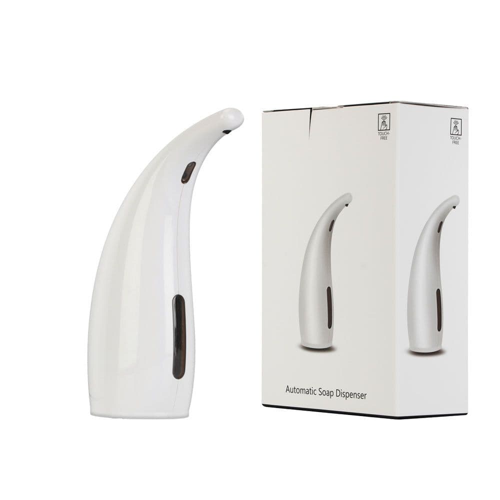 image-Automatic Sensor Soap Dispenser 300ml White ABS GM-S1805A