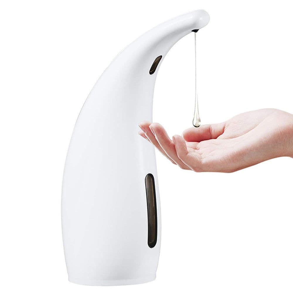 image-Automatic Sensor Soap Dispenser 300ml White ABS GM-S1805A