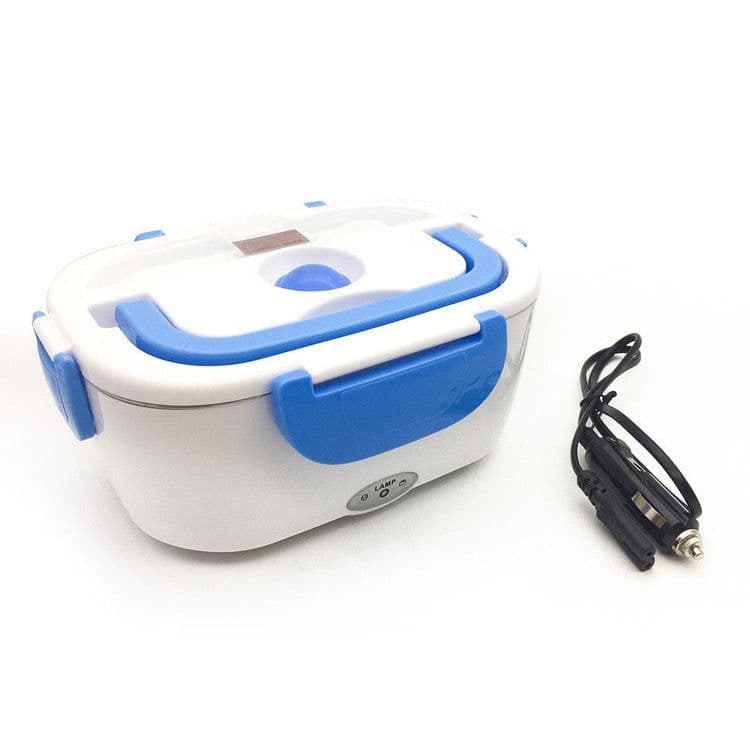 image-12V Electric Car Lunch Box Heated Food Warmer 1.2L Plastic