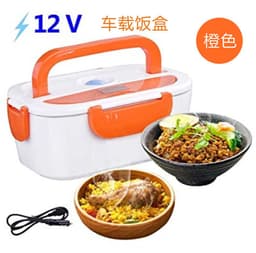 image-12V Electric Car Lunch Box Heated Food Warmer 1.2L Plastic