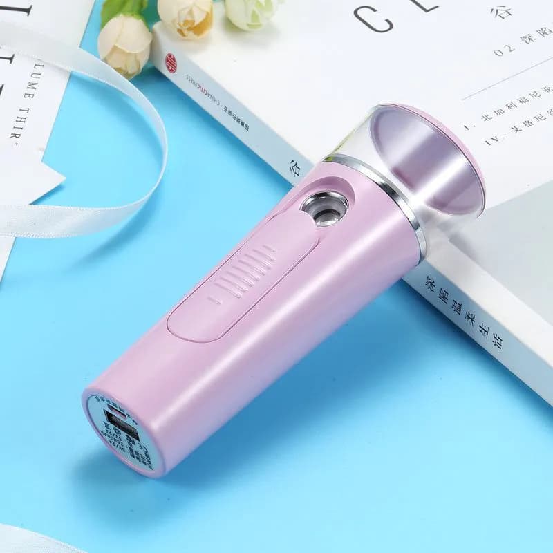 image-Portable Nano Facial Mister USB Hydrating Face Spray 25ML
