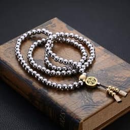 image-Stainless Steel Bead Whip Necklace Self-Defense Bracelet