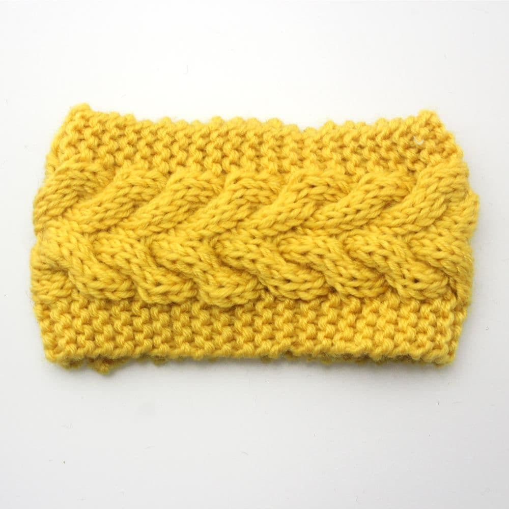 image-Women's Knitted Headband Crochet Twist Yarn Hair Band 24 Colors