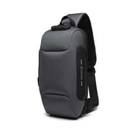 image-OZUKO USB Anti-Theft Waterproof Oxford Cloth Chest Bag for Men
