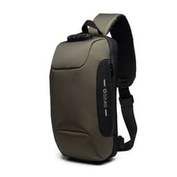 image-OZUKO USB Anti-Theft Waterproof Oxford Cloth Chest Bag for Men