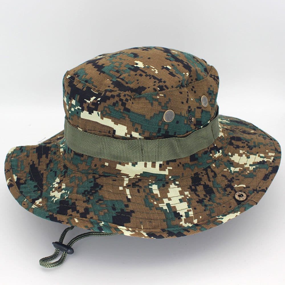 image-Muxincamp Outdoor Boonie Hat Unisex Hiking Fishing Sun Protection Cap