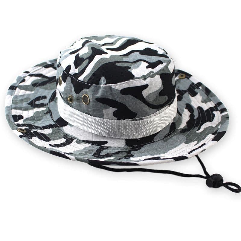 image-Muxincamp Outdoor Boonie Hat Unisex Hiking Fishing Sun Protection Cap