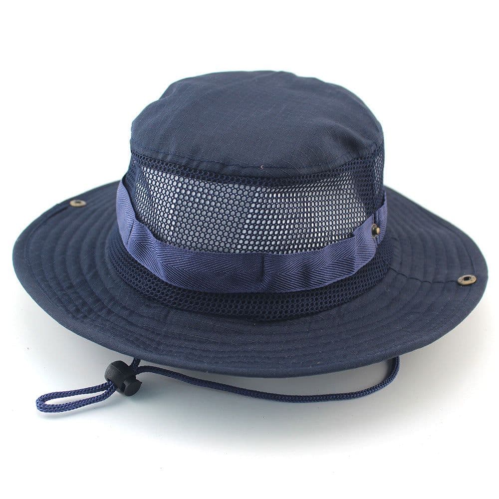 image-Muxincamp Outdoor Boonie Hat Unisex Hiking Fishing Sun Protection Cap