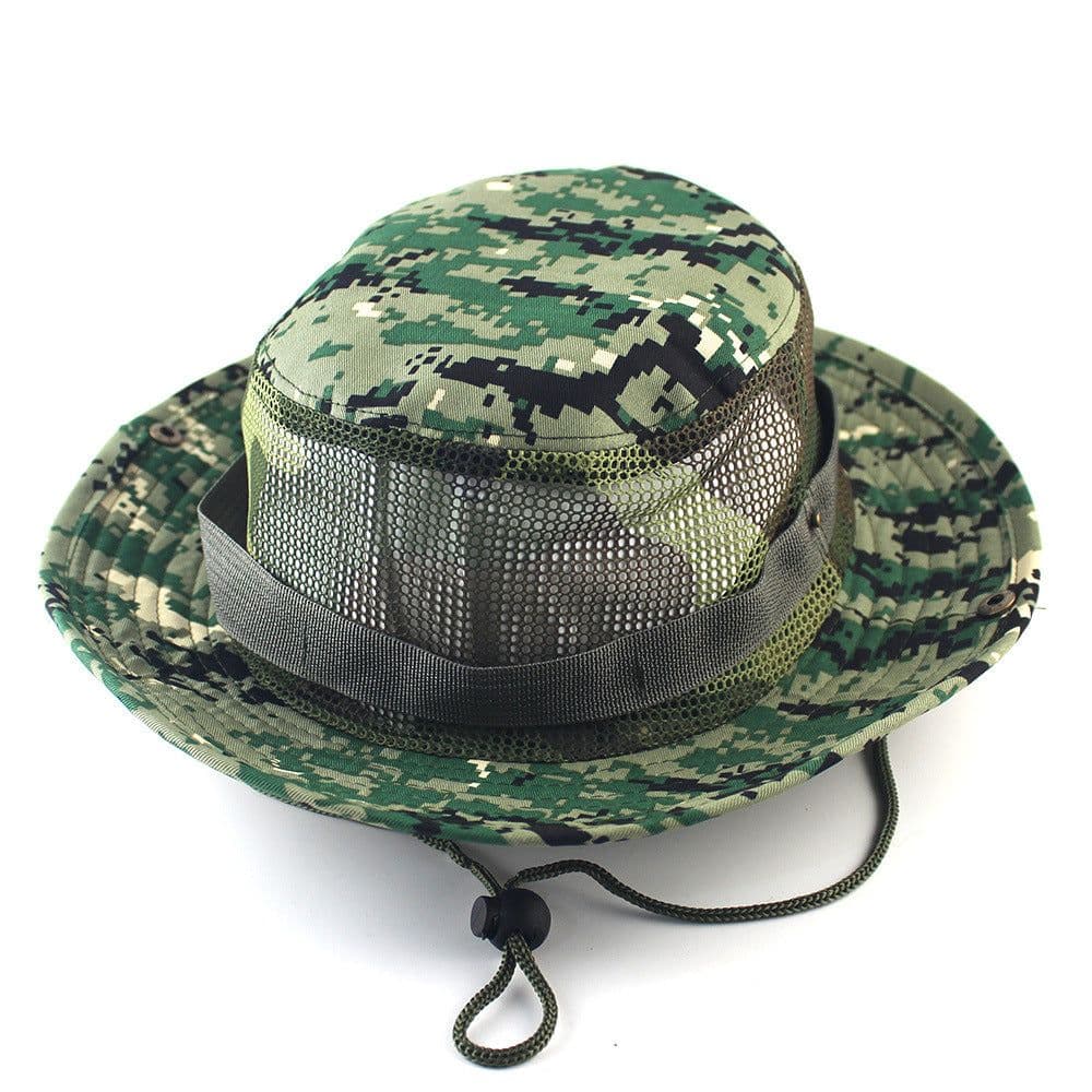 image-Muxincamp Outdoor Boonie Hat Unisex Hiking Fishing Sun Protection Cap