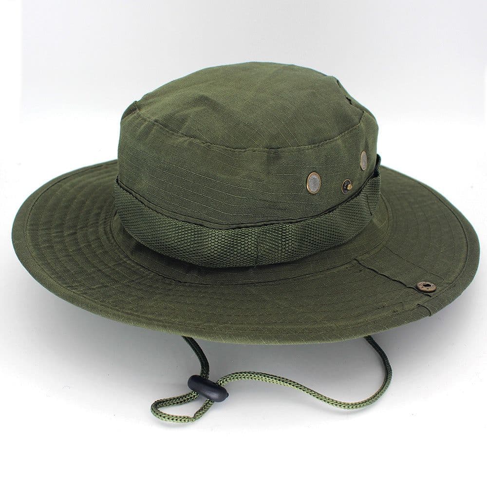 image-Muxincamp Outdoor Boonie Hat Unisex Hiking Fishing Sun Protection Cap