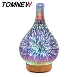 image-Creative 3D Glass Firework Humidifier with LED Light & Aroma